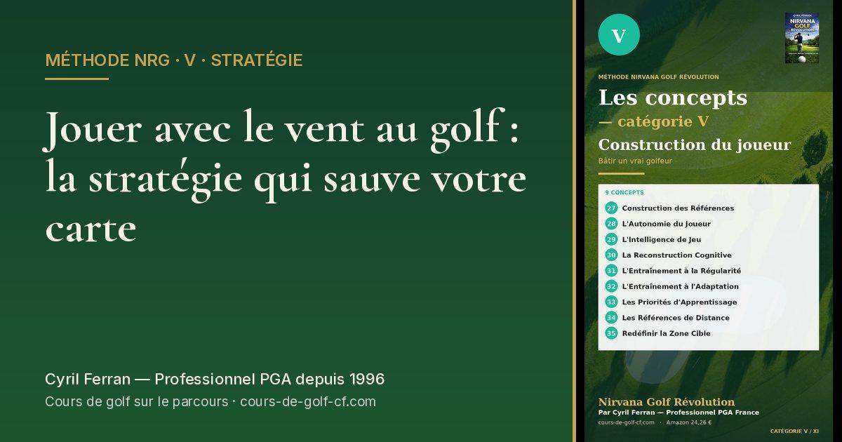 Jouer avec le vent au golf : la stratégie qui sauve votre carte